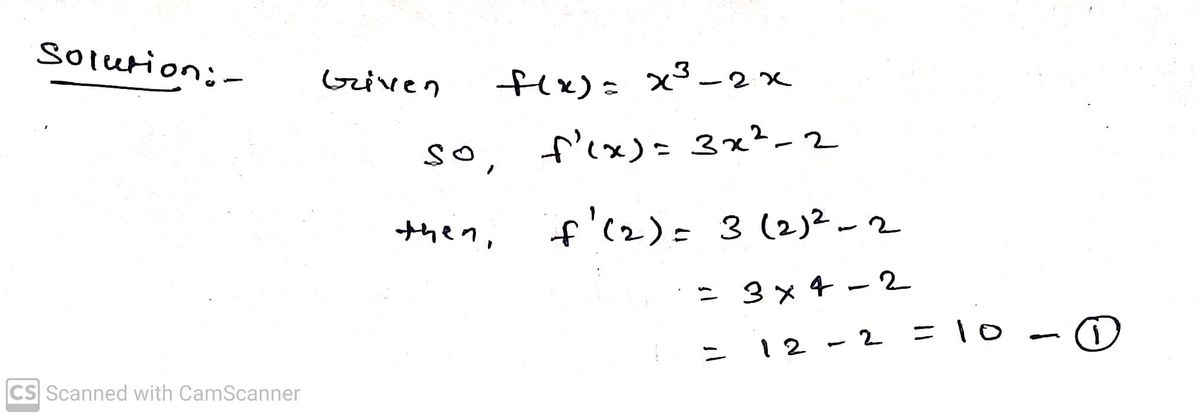 Calculus homework question answer, step 1, image 1